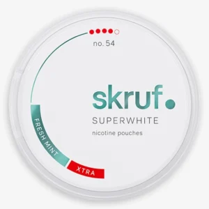 Skruf Superwhite No.54 Fresh Mint Xtra Strong